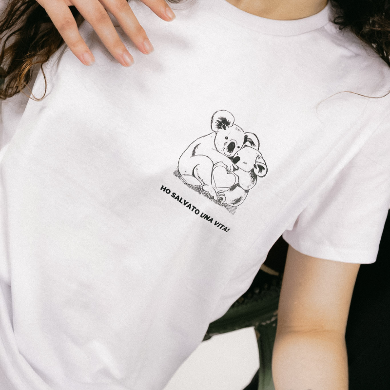 T-Shirt Koala "Ho salvato una vita"