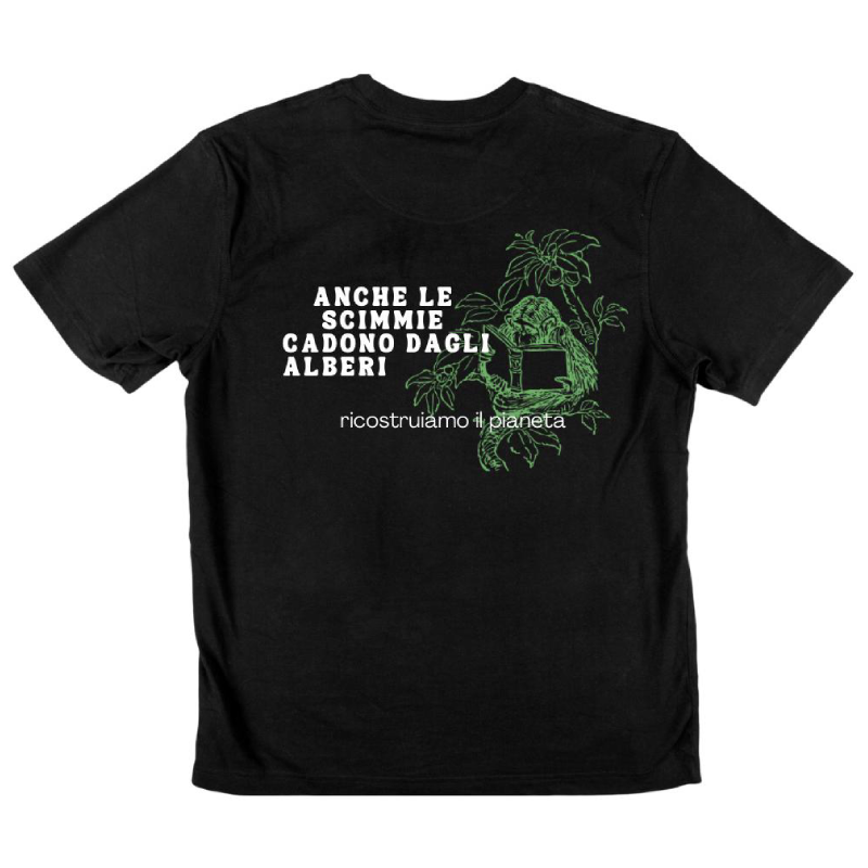 T-Shirt "Anche le scimmie cadono dagli alberi"